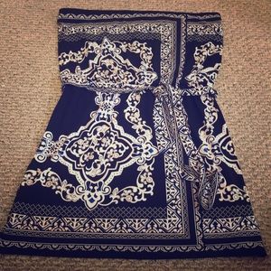 White House Black Market strapless dress